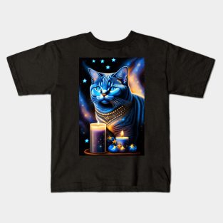 Witchy British Shorthair Kids T-Shirt